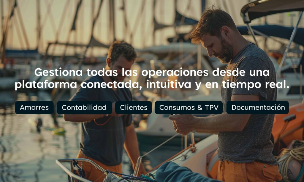 oficina digital del puerto deportivo funcionalidad